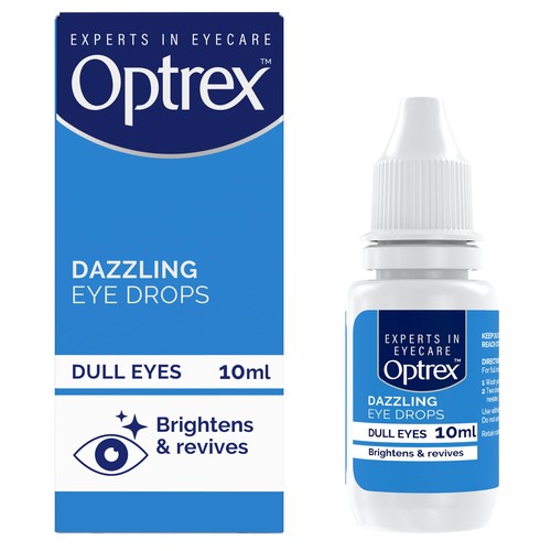 Optrex dazzling eye drops - optrex,