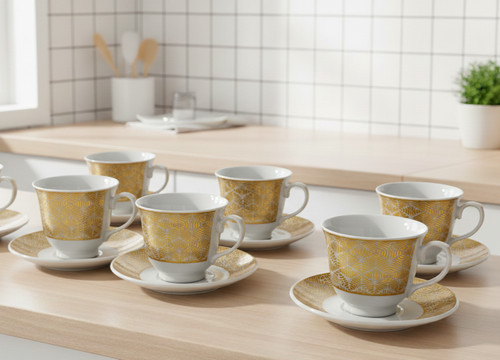 Cup and saucer - and, set