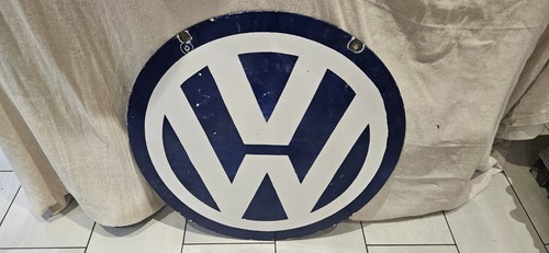 Volkswagen enamel double - vw,