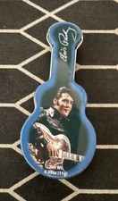 Vintage Elvis Presley ‘68 Comeback Small Guitar Shaped Peppermint Tin Case