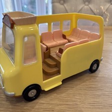 Sylvanian Families Vintage Nursery School Bus with Trampoline Calico Critters