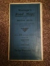 Vintage 1910   MONTAGU’S  Map of The British Isles, 12  South  West  Scotland