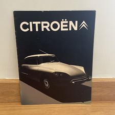 Citroen Brochure 1969-1971 DS20 DS21 Super Prestige Cabriolet Safari Pallas UK
