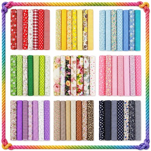 7pcs mixed cotton fabric - mixed,