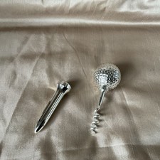 CORK SCREW AND BOTTLE STOPPER IN SHAPE OF GOLF BALL - JUST FOR FUN