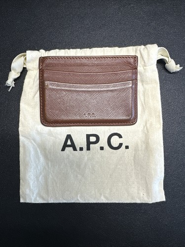 Apc leather card holder wallet - card,