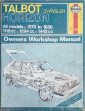 Talbot Horizon Haynes Workshop