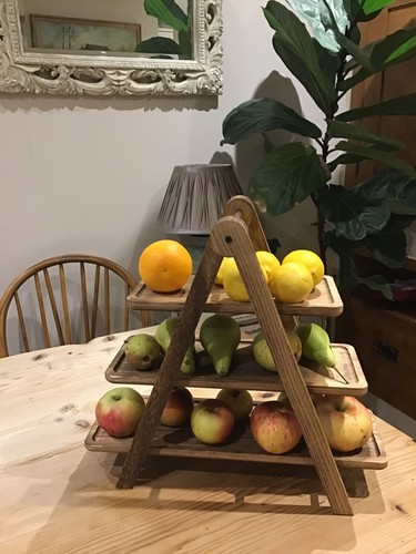 Wooden cupcake cake fruit - wooden,