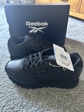 Reebok Ladies New Casual Black Trainers Shoes Lace Up Womens RRP £42 UK Size 3.5