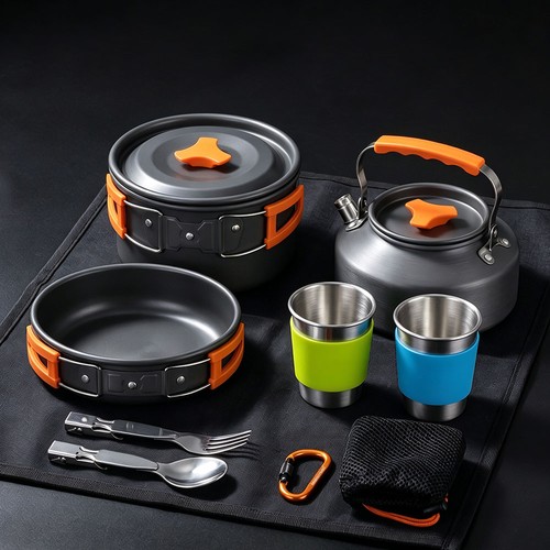 Pcs portable outdoor camping - 9,