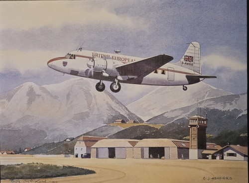 Signed print vickers viking - print,