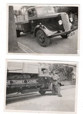 Man with  Old Lorry Reg