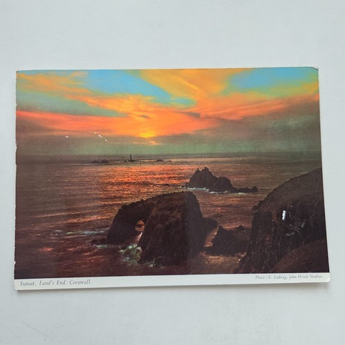 Lands end cornwall - end, sunset