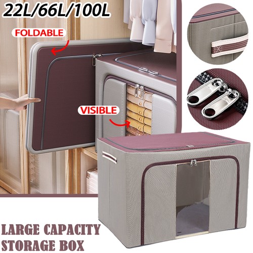 Foldable wardrobe storage cube - foldable,