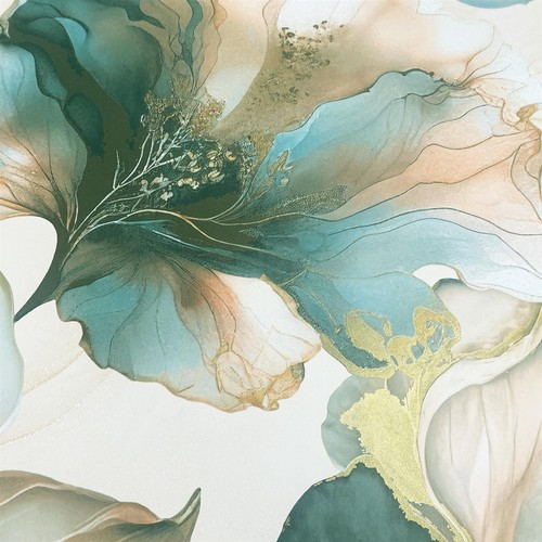 Bright floral wallpaper - floral,