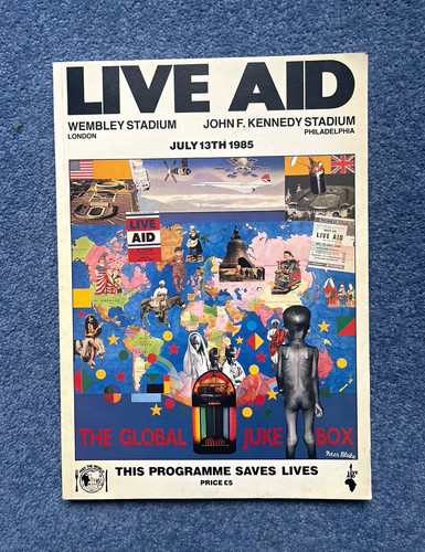 Live aid official programme - official,
