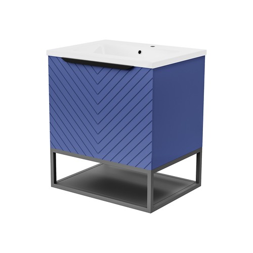 Blue 600mm wall - wall, hung