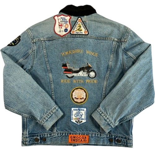 Levi biker blue - denim, jacket