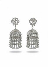 Indian CZ Jhumka Earrings -