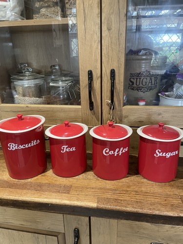 Curve linea red ceramic tea - by,