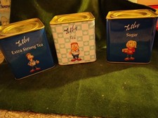 3 X Tetley Tea Bags Tea Tins 