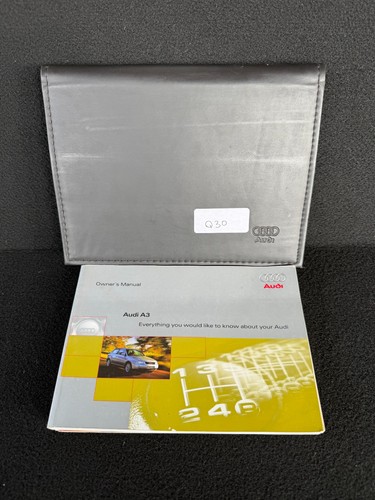 Audi owners user manual - a3,