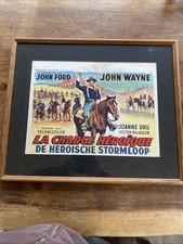 Vintage 1949 Film Poster She Wore A Yellow Ribbon John Wayne Belgium Edition