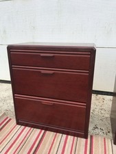 Vintage Hulsta Mahogany 3 Drawer Chest of Drawers MCM