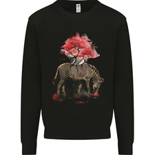 Zebra and Tree Watercolour