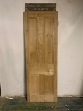 V26/01 ( 26 1/4 X 76 1/2) Old  Original Reclaimed Victorian Period Pine Door
