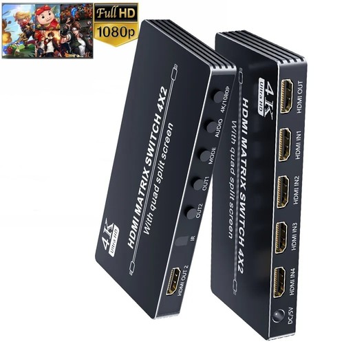 Hdmi matrix 4x2 with - hdmi,