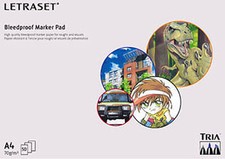 Letraset A4 Bleedproof Marker Pad  Promarker Tria Manga