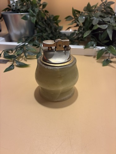 Vintage marble table lighter - vintage,