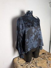 New Zara blue black Puff