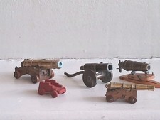 Vintage Miniature Brass & Wood