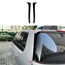 2X Gloss Black Rear Window