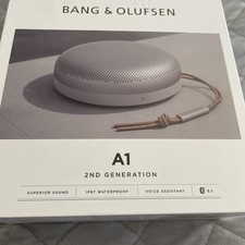 Bang & Olufsen Beosound A1 2nd Gen Portable Bluetooth Speaker Grey boxed 