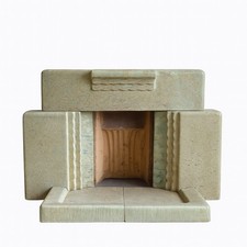 Original art deco fireplace - original,