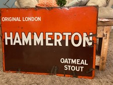 Original Hammerton enamel sign
