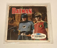 Batman vintag 1960s View-Master with Catwoman set of 3 reels and booklet - used