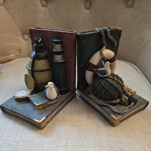 Nautical collection bookends - nautical,