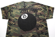 2021 STUSSY ~8 BALL~ CAMO TEE