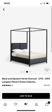 Next 4 Poster Double Bed Frame