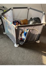 Baby Playpen, Baby Play Pen with Mat, Small Baby Fence Play Area 47x47 inch, Pla