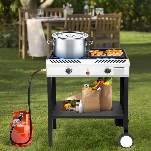 Garden camping burner - camping, 2-burner