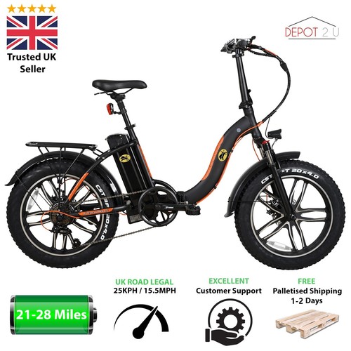 Electric bike fat tyre - fat, folding