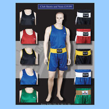 Box2Win Boxing vest vests size L or XL Adult Gym top Blue Red Green Black etc