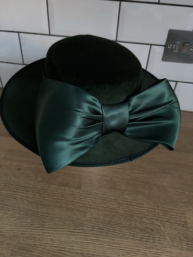 Emerald green velvet - green, vintage