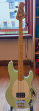 Sterling Stingray Ray4 4 string bass guitar - mint green