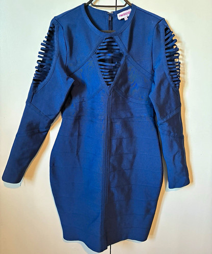 Pink boutique blue bandage - boutique,